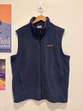 Columbia Navy Blue Fleece Jacket